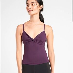 NWT Athleta Purple Powervita Twist Cami